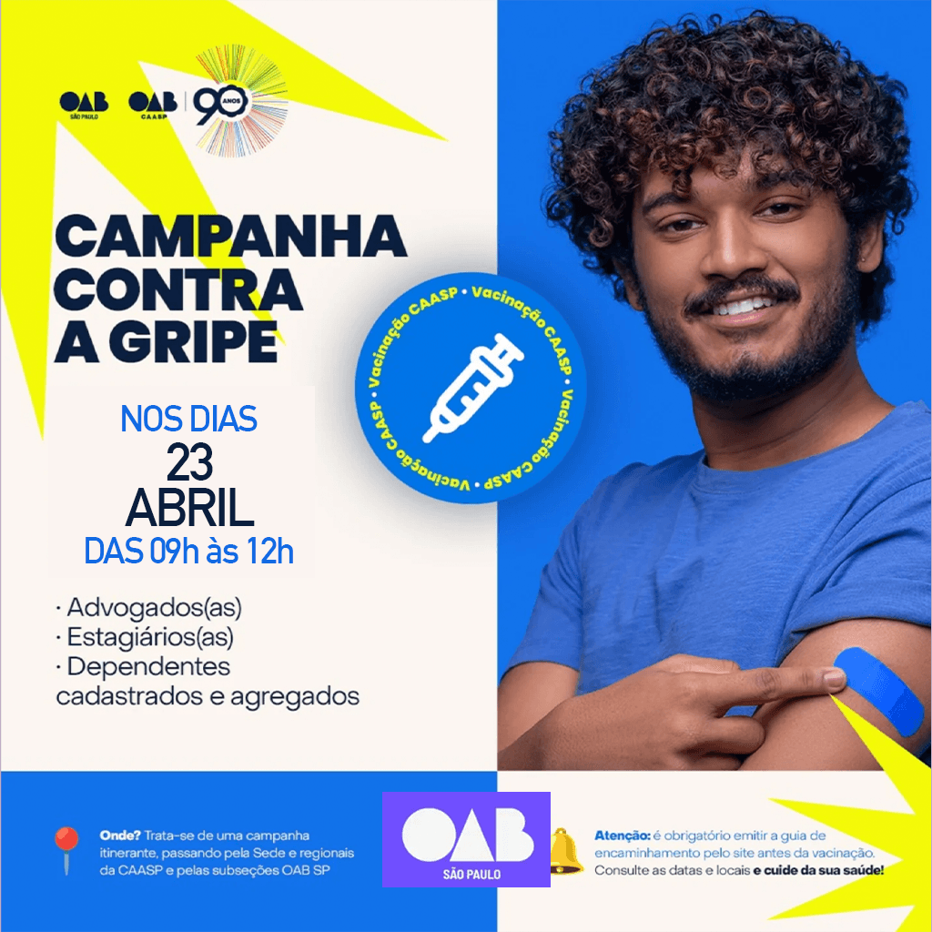 CAASP: Campanha de vacinação contra a gripe